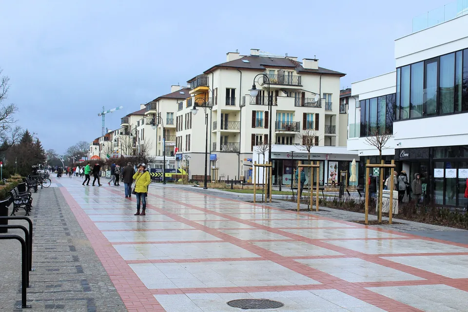 Nová část promenády ve Svinoústí